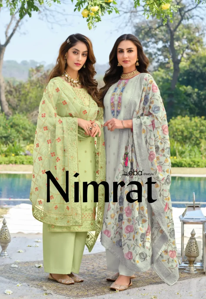 Eba Nimrat Designer Dress Materials