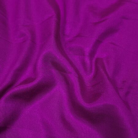 Purple Floral Printed With Embroidered Organza Dress Material - Image 3