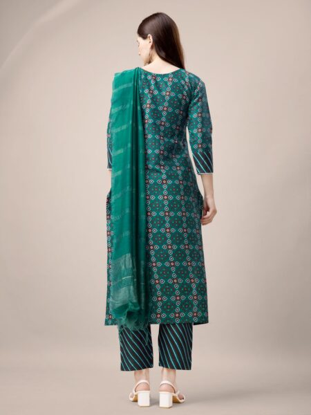 Rama Fully Stitched Rayon Kurti Pant Dupatta Design No 1137 - Image 2