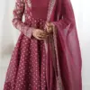ZSR-3134 Women's Ethnic Wear Crunchy Silk Set | Embroidery - Design Number 1