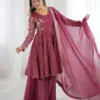 ZSR-3134 Women's Ethnic Wear Crunchy Silk Set | Embroidery - Design Number 2
